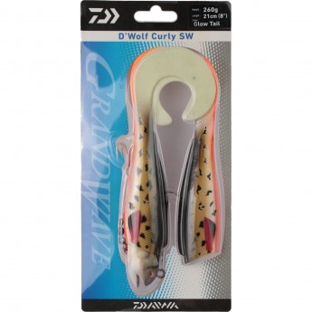 Приманка DAIWA Wolf curly 21см 260гр GT Приманка DAIWA Wolf curly 21см 260гр GT